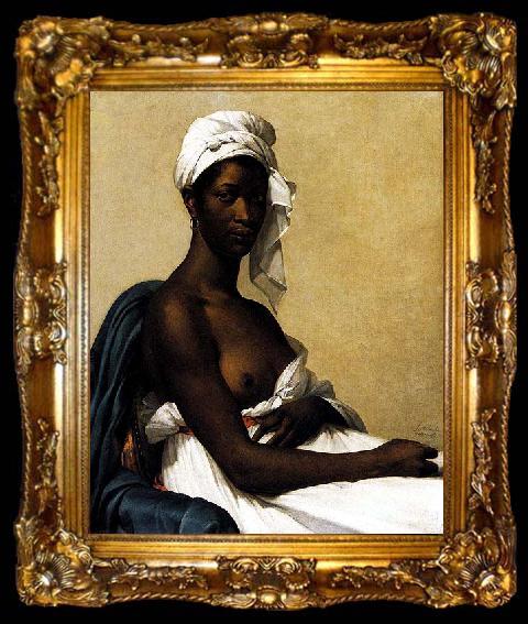 framed  Marie-Guillemine Benoist Portrait of a Negress, ta009-2